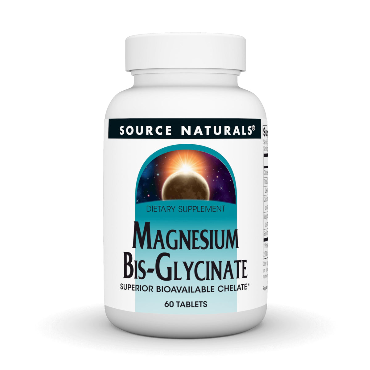 Source Naturals Magnesium Bis-Glycinate 113g front view