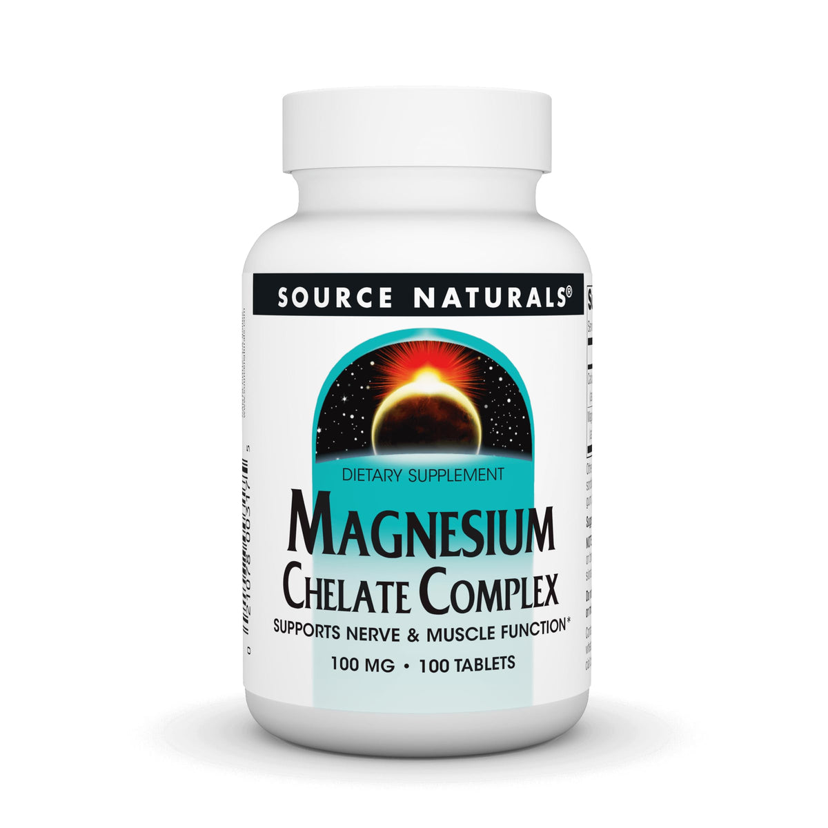 Source Naturals Magnesium Chelate 109g front view