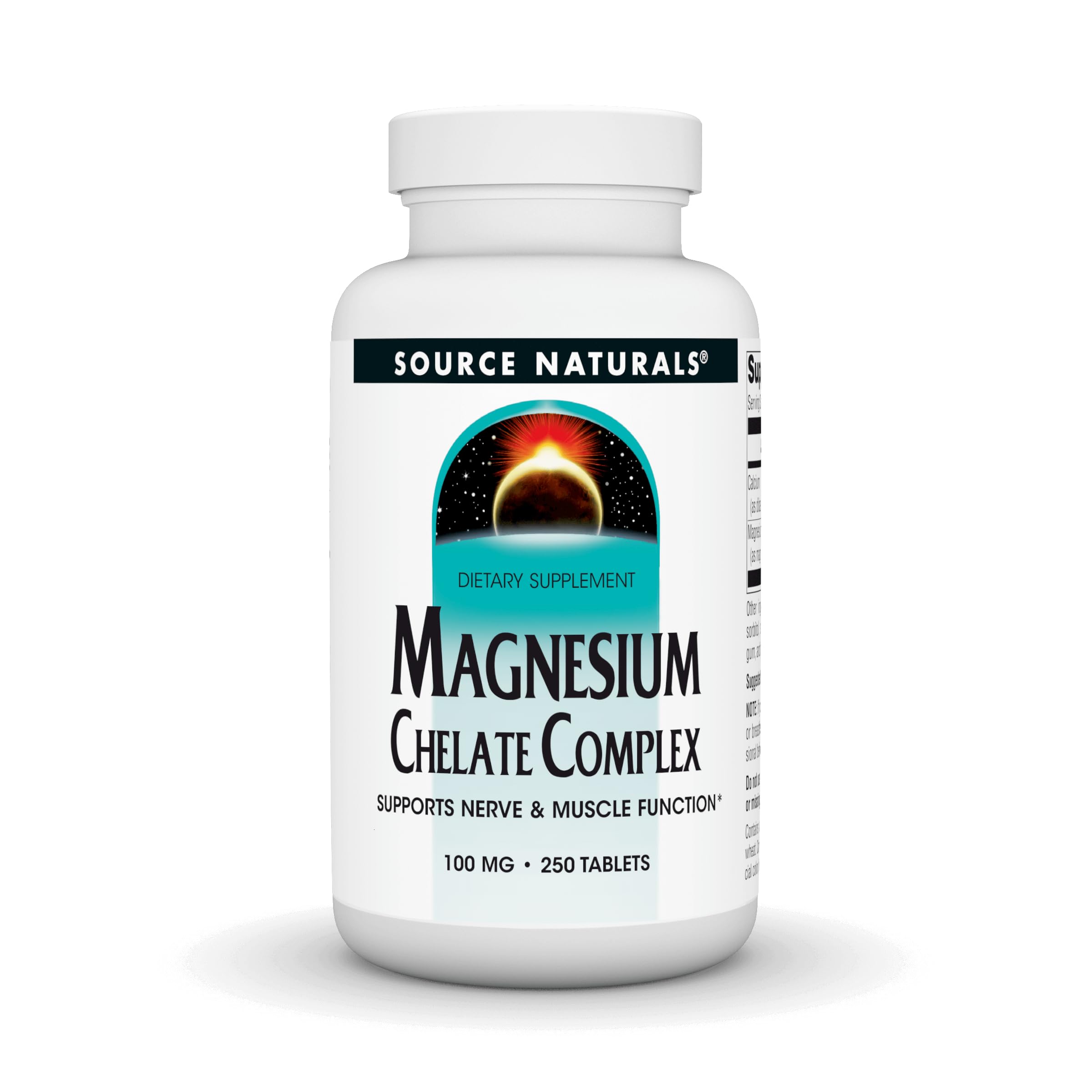 Source Naturals Magnesium Chelate 263g front view