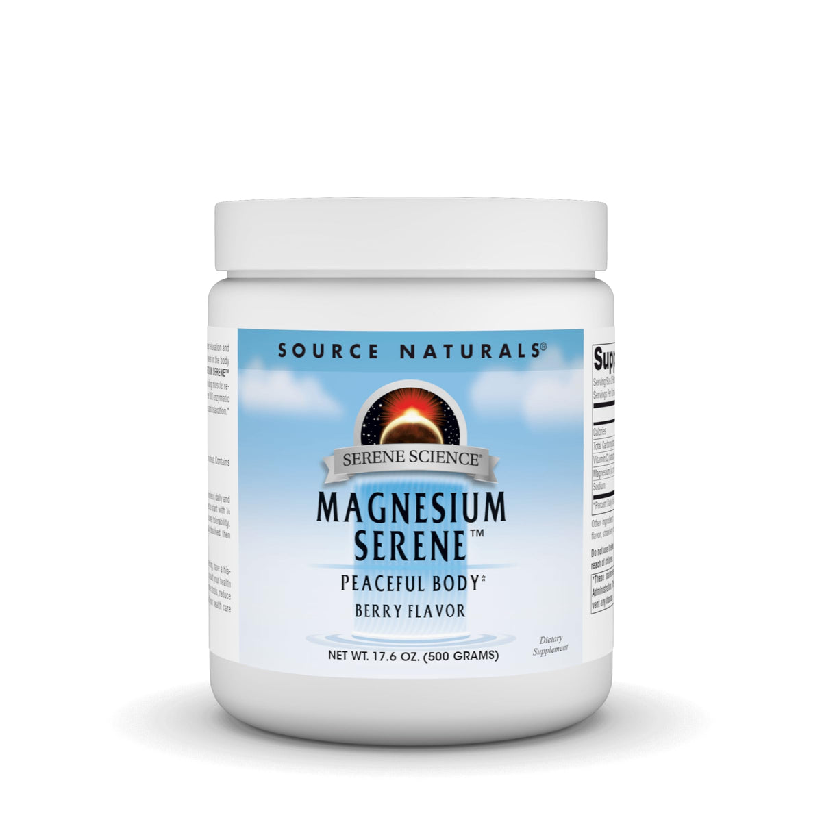 Source Naturals Magnesium Citrate Powder 800mg front view