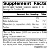 Source Naturals Magnesium Serene 255g powder mixed in water