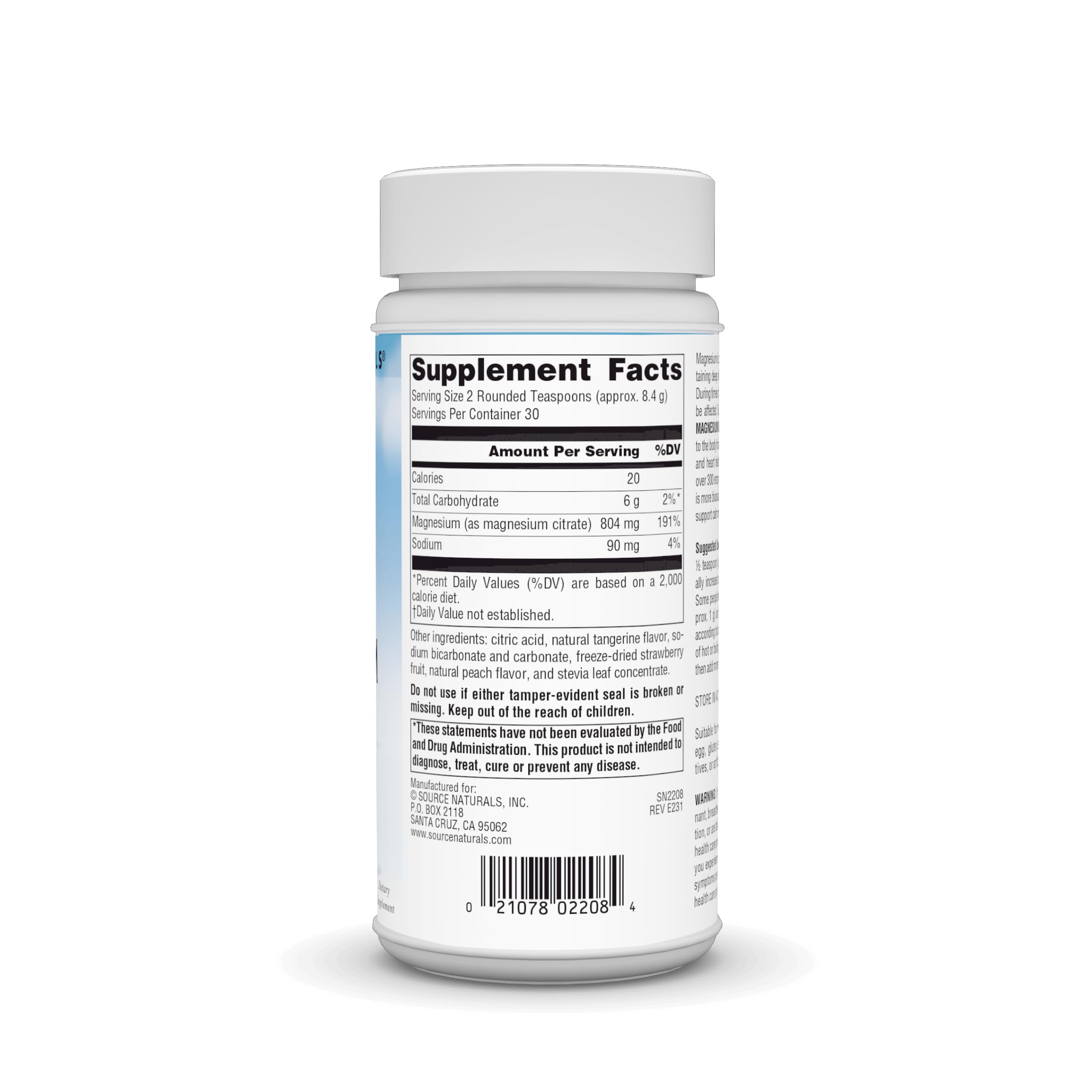 Source Naturals Magnesium Serene 255g powder packaging