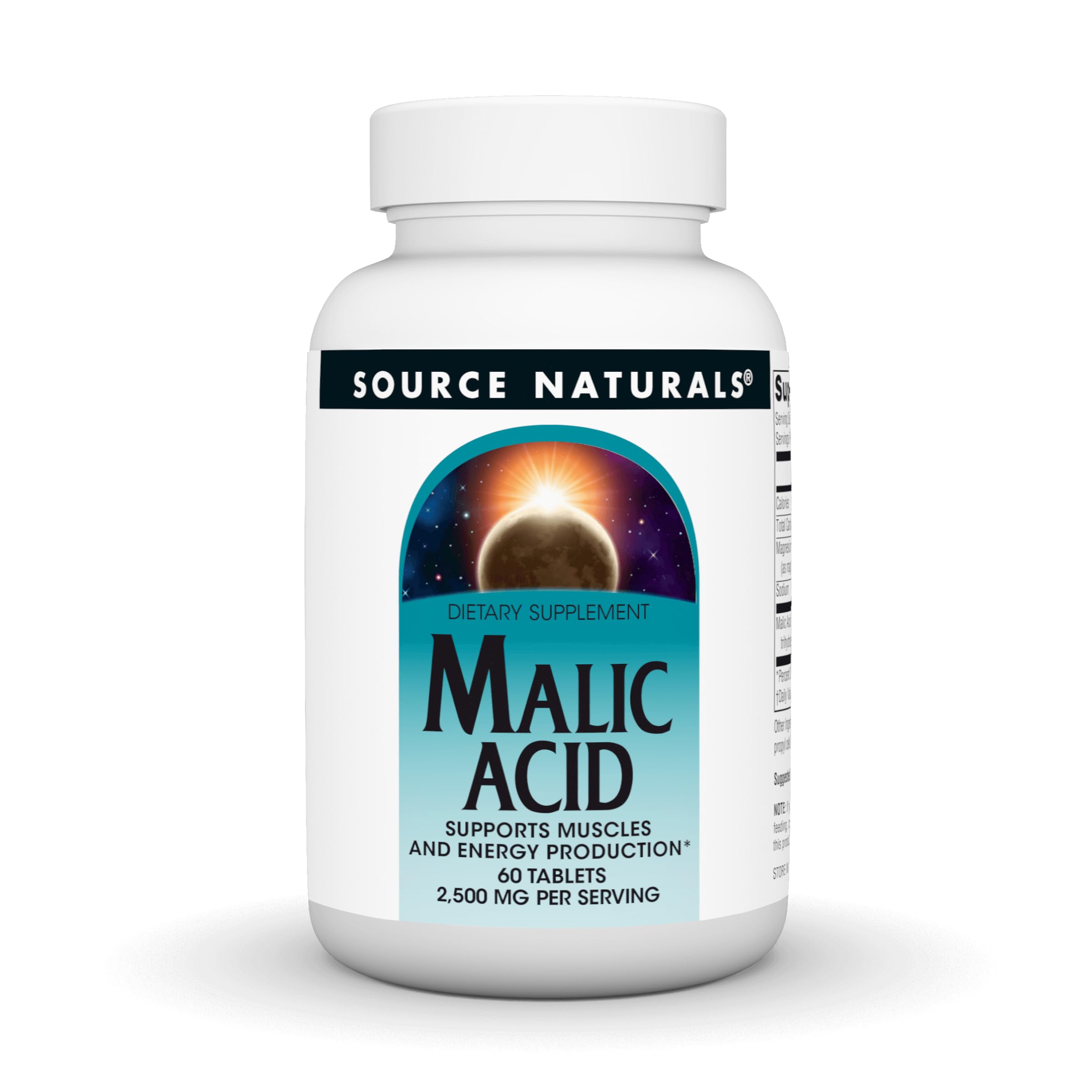 Source Naturals Malic Acid Supplement front view