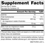 Source Naturals Malic Acid Supplement side view