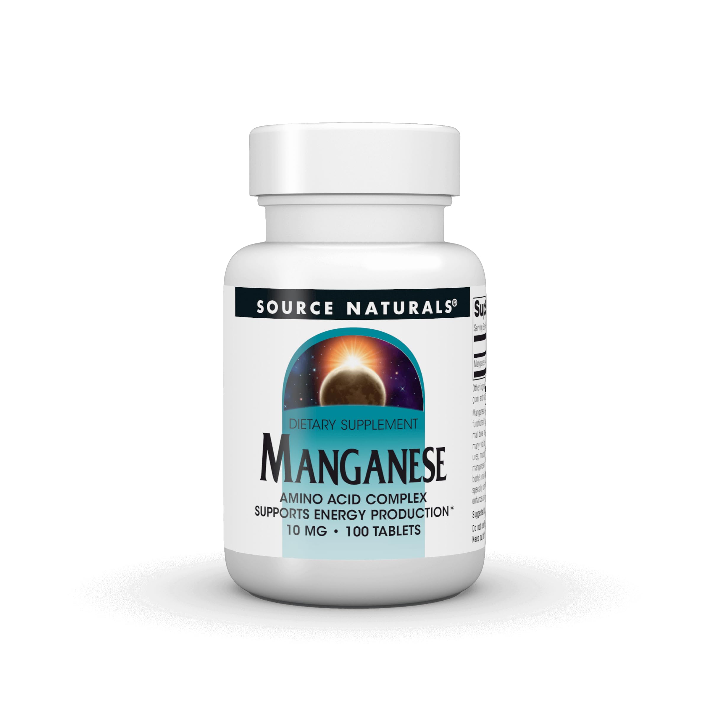 Source Naturals Manganese Supplement 41g front view