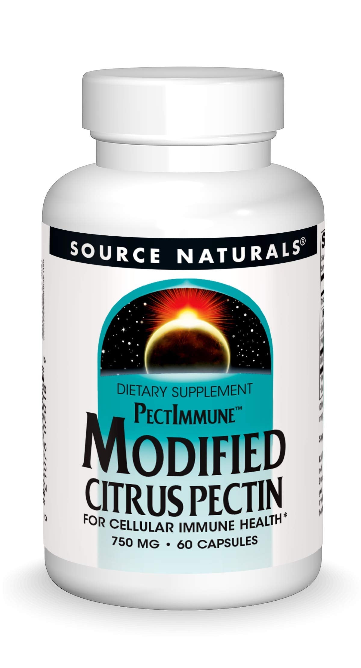 Source Naturals Modified Citrus Pectin 68g front view