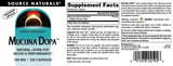 Source Naturals Mucuna Pruriens Seed Extract 45g packaging
