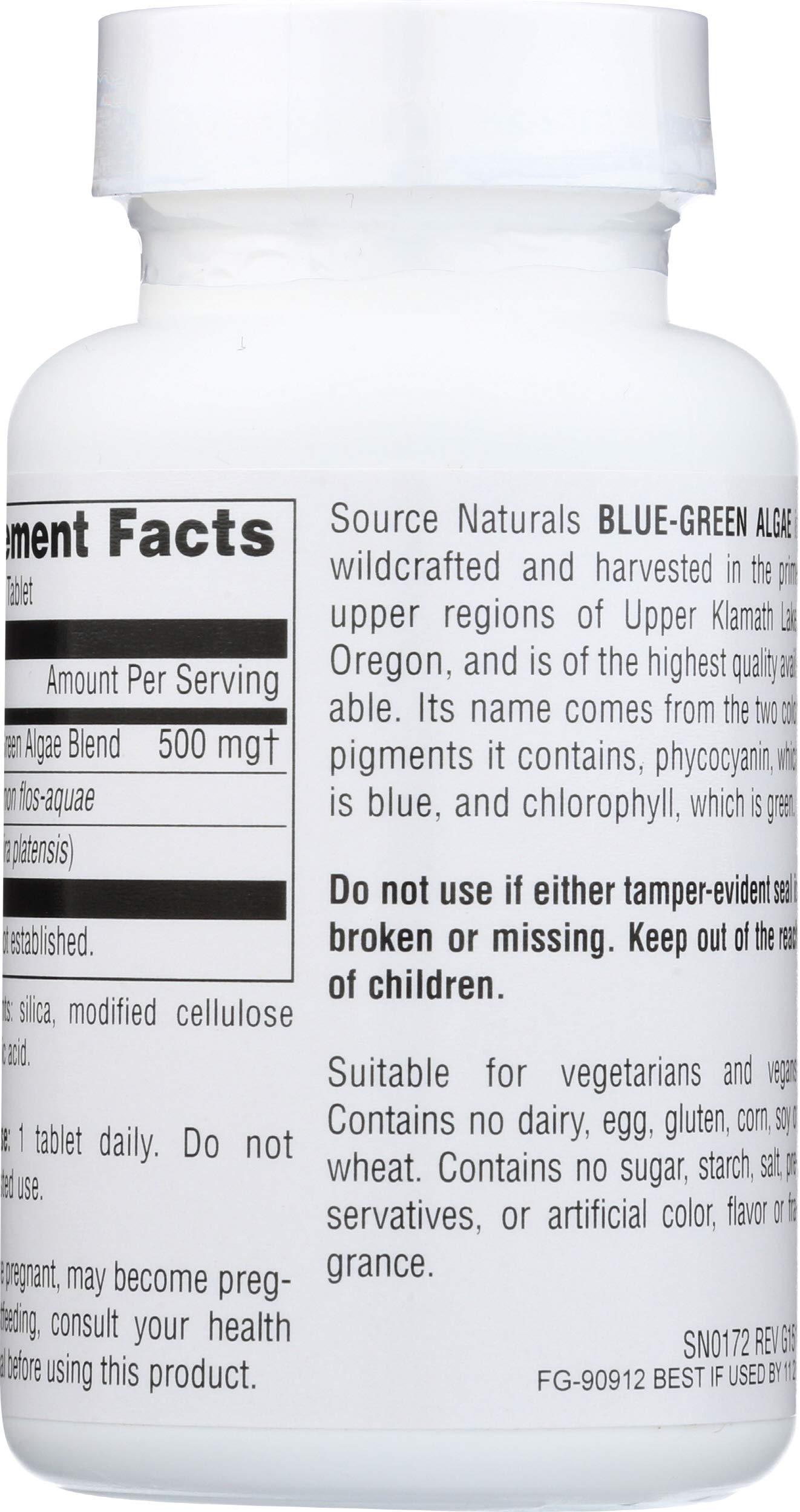Source Naturals Multivitamin ingredients list