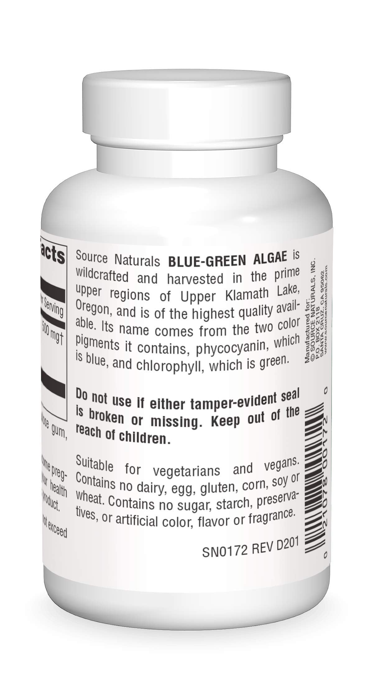 Source Naturals Multivitamin packaging side view