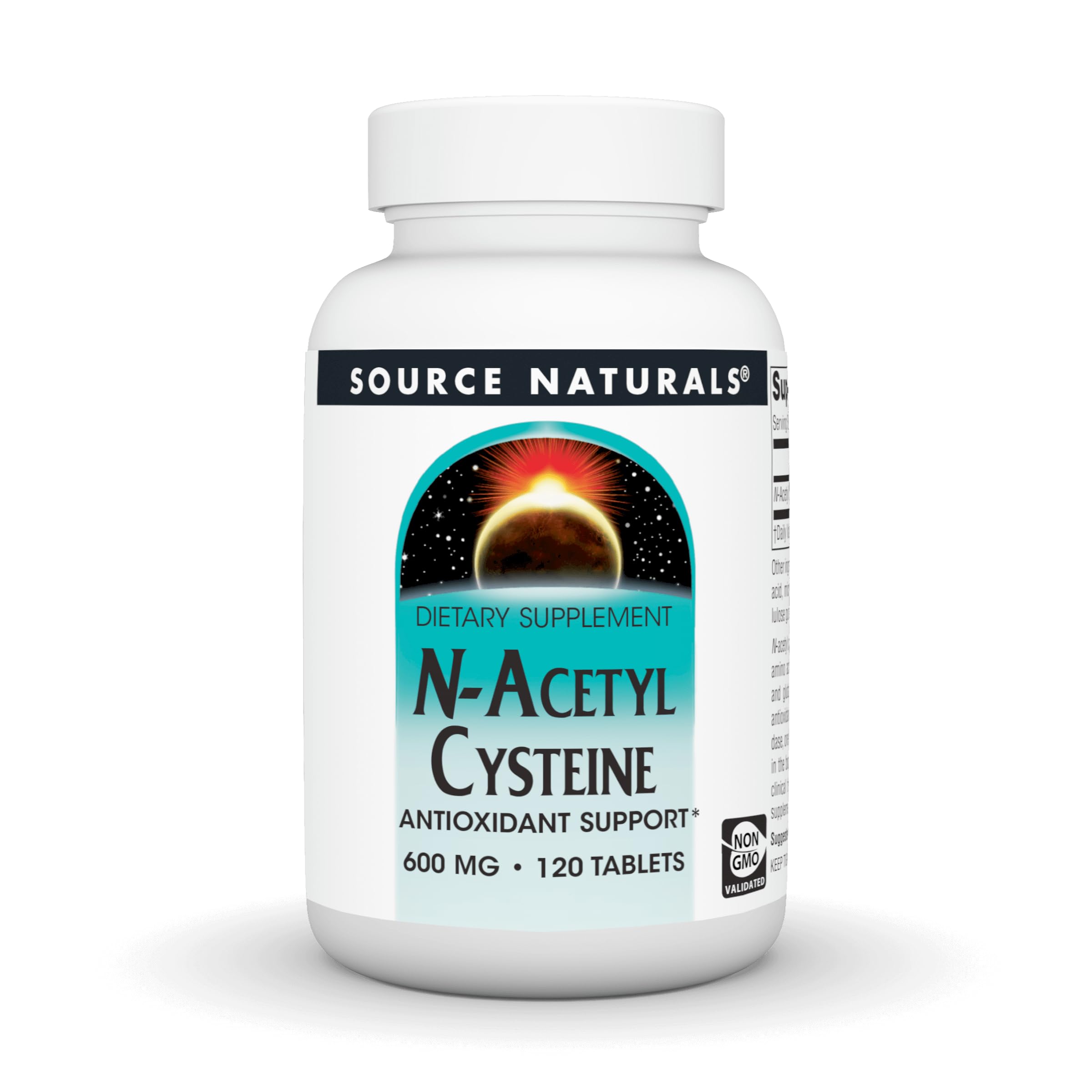 Source Naturals N-Acetyl Cysteine Supplement 45g front view