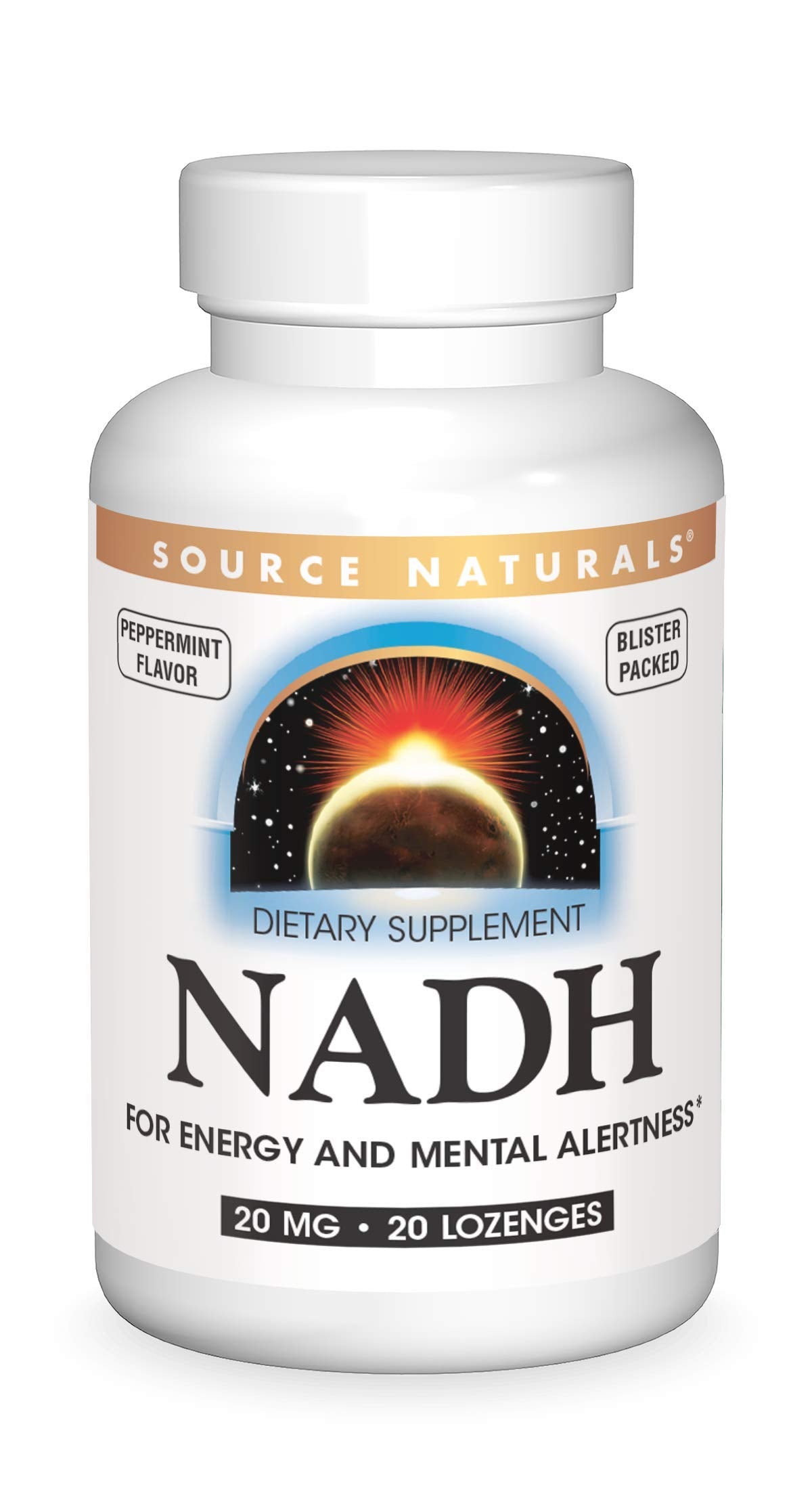 Source Naturals NADH Lozenges front view packaging