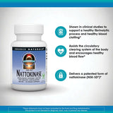 Source Naturals Nattokinase Multi-Enzyme 4000 FU nutritional information