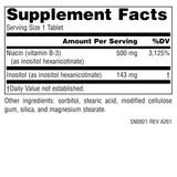 Source Naturals Niacin B3 100mg 60 Tablets side view