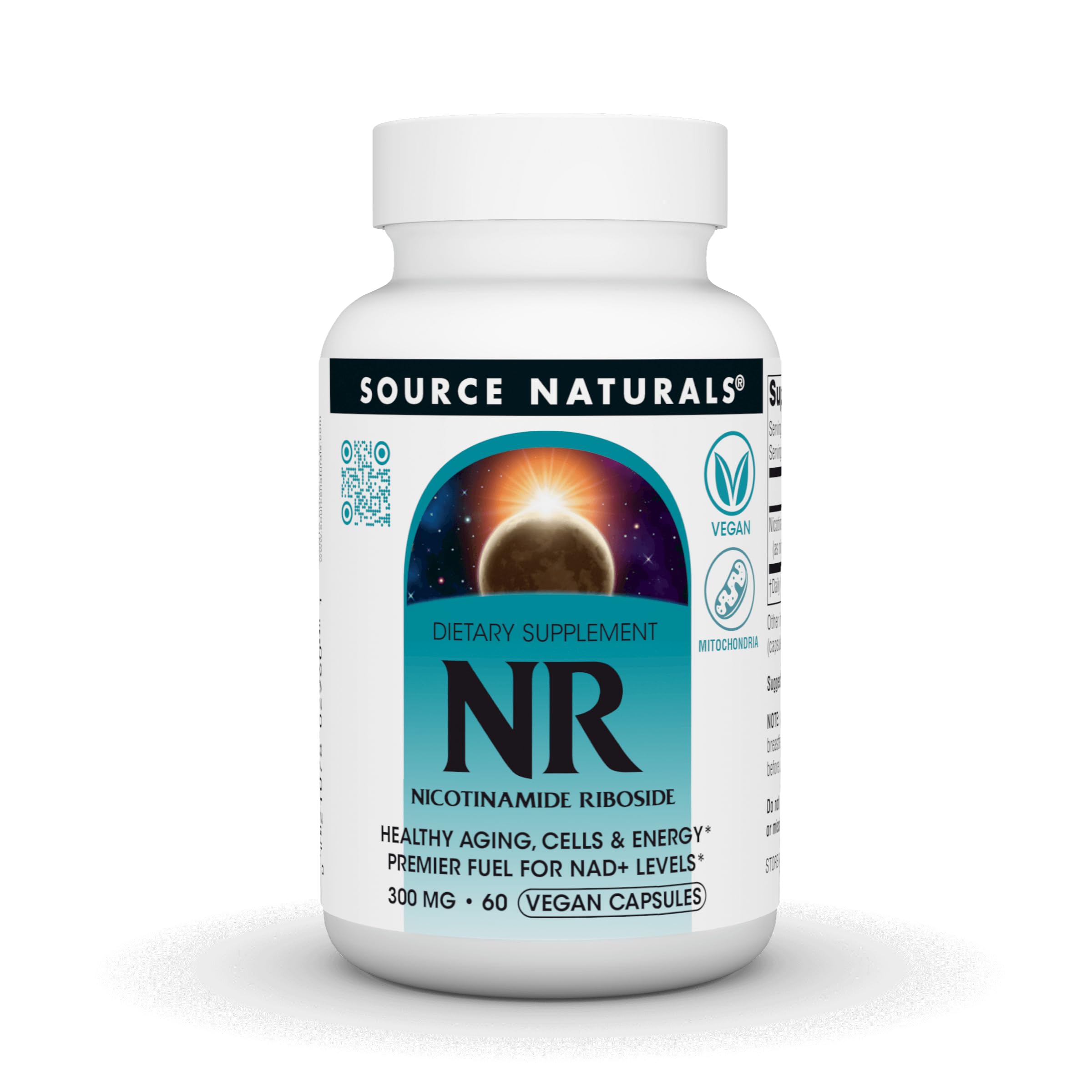 Source Naturals Nicotinamide Riboside 45g supplement front view