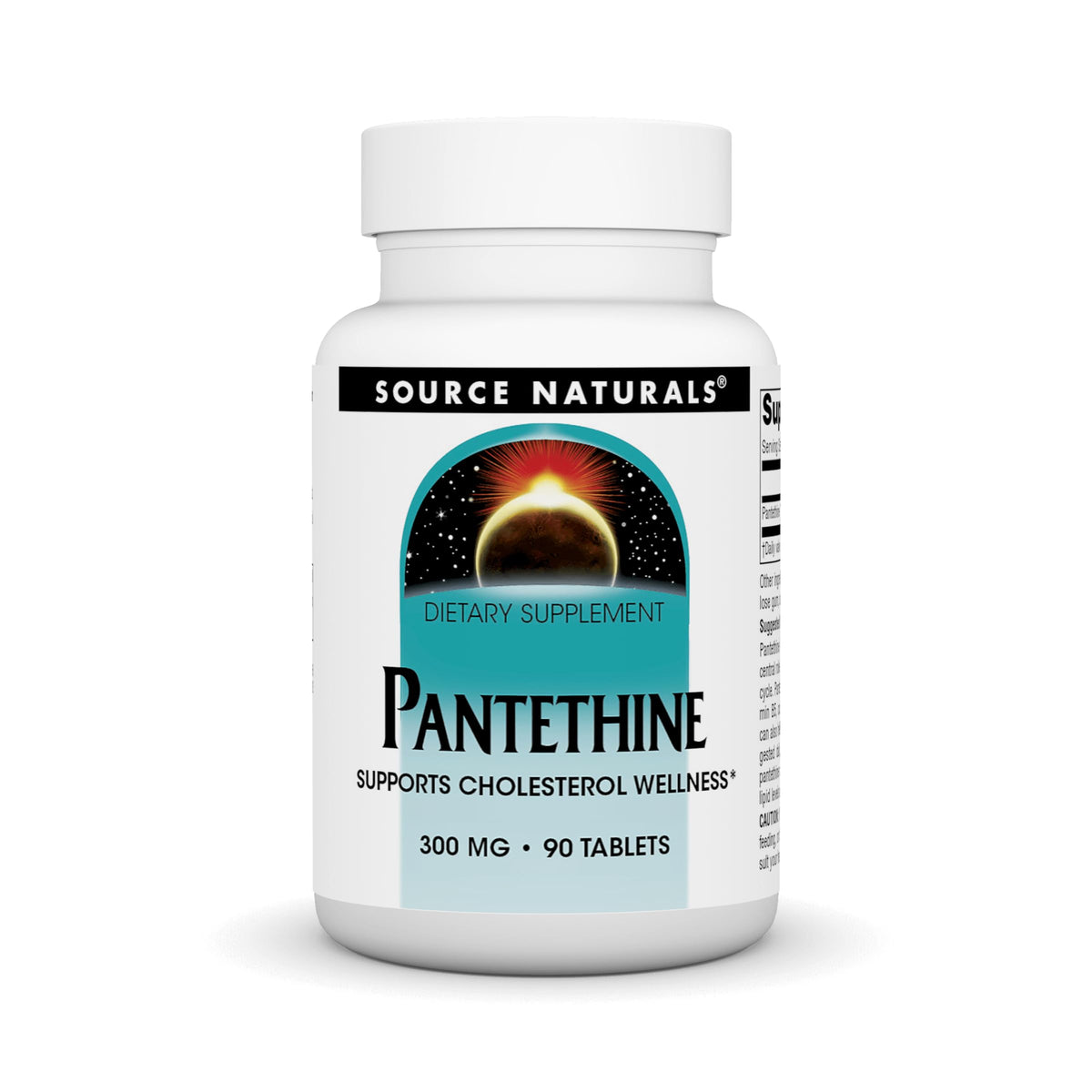 Source Naturals Pantethine 68g front view of packaging