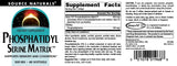 Source Naturals Phosphatidylserine Softgels 500mg suggested use instructions