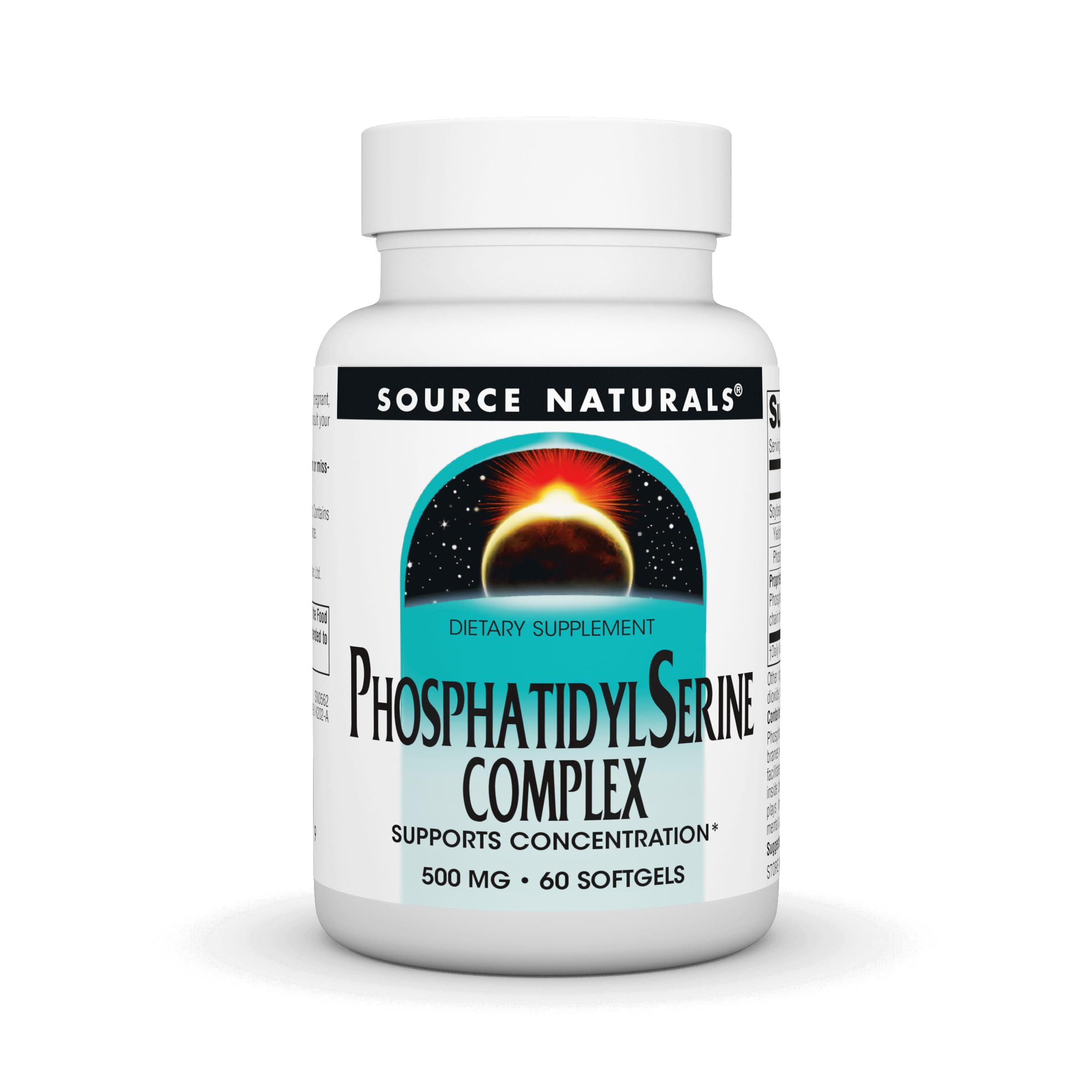 Source Naturals Phosphatidylserine Softgels front view