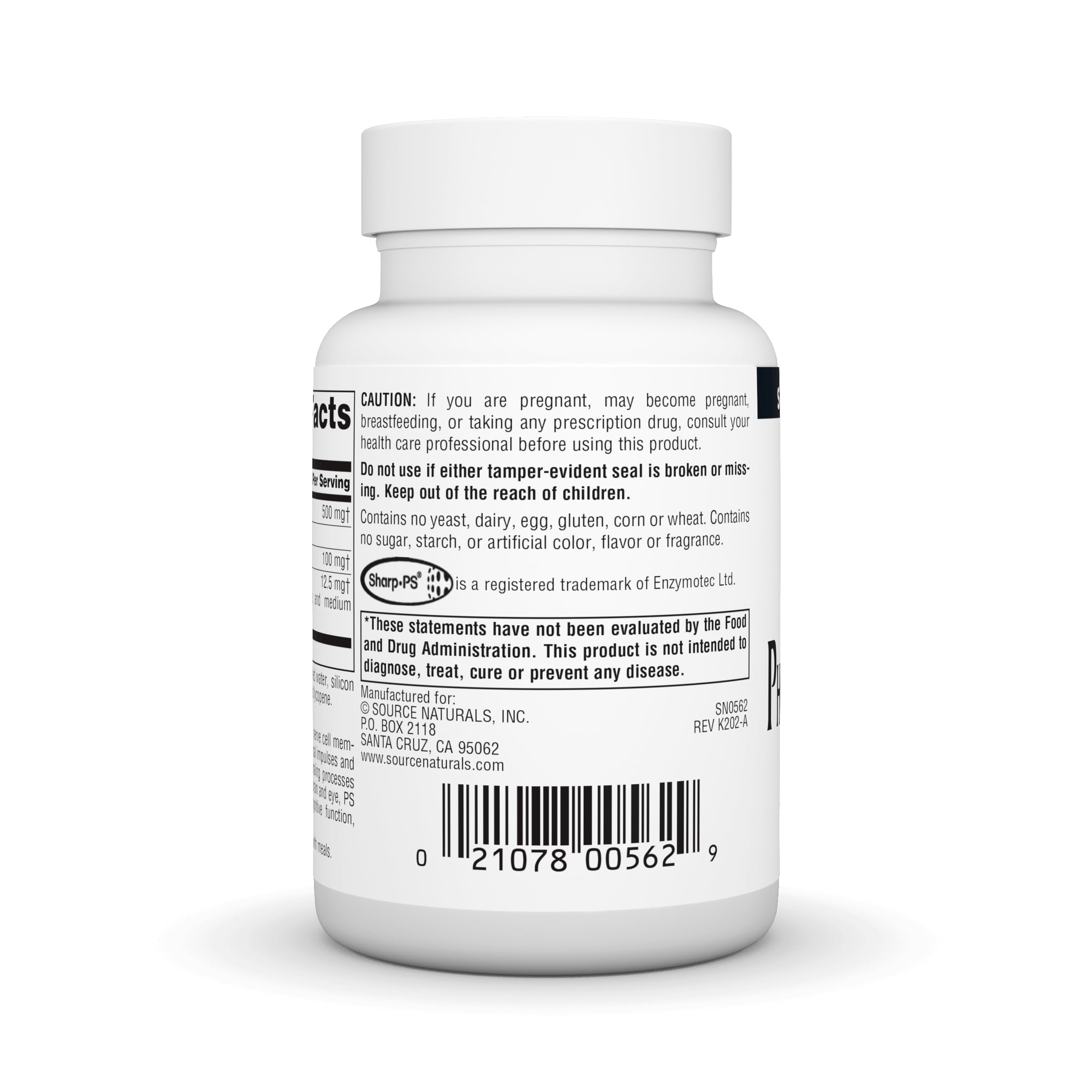 Source Naturals Phosphatidylserine Softgels packaging