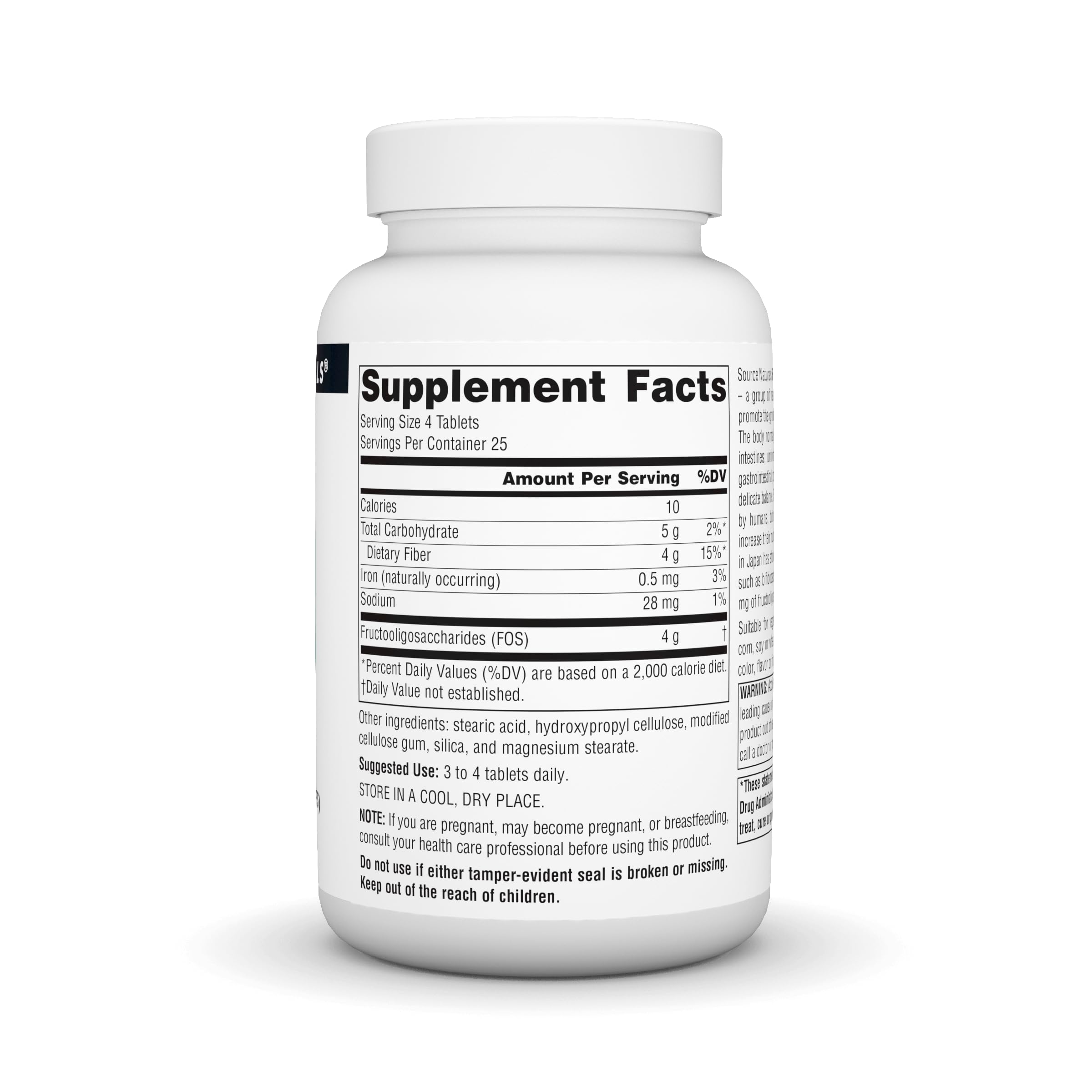 Source Naturals Probiotic Supplement side view with label