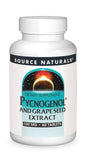 Source Naturals Pycnogenol & Grape Seed Extract supplement front view