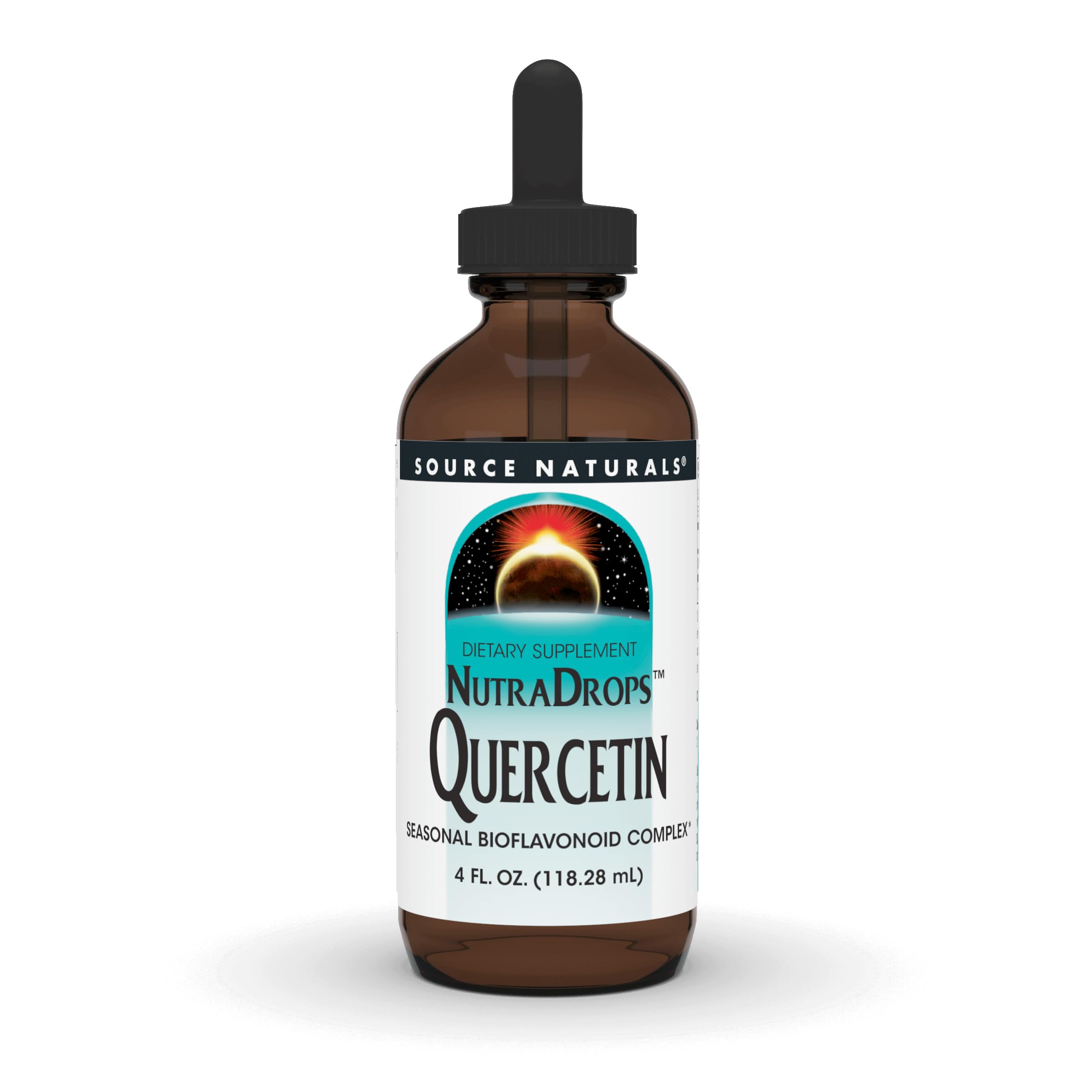 Source Naturals Quercetin NutraDrops 113g front view