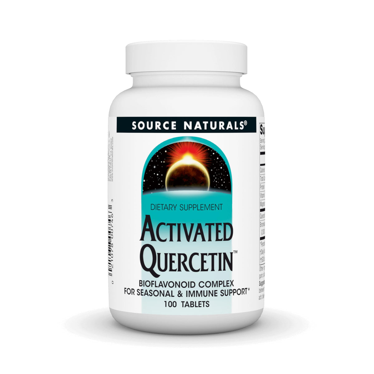 Source Naturals Quercetin Supplement 90 capsules front view