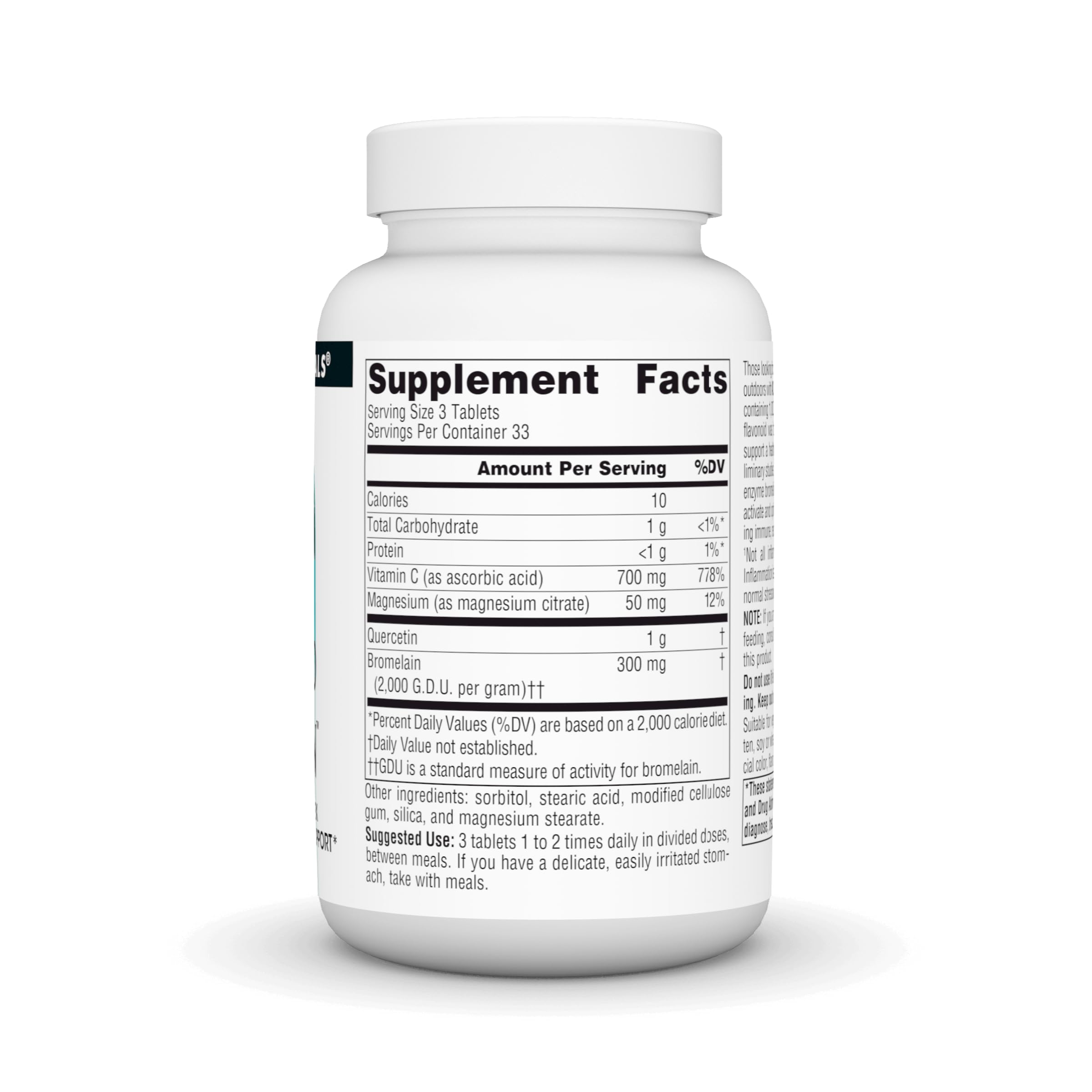 Source Naturals Quercetin Supplement bottle with label