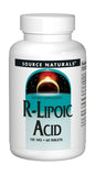 Source Naturals R-Lipoic Acid 60 Tablets packaging