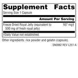 Source Naturals Royal Jelly supplement bottle side view