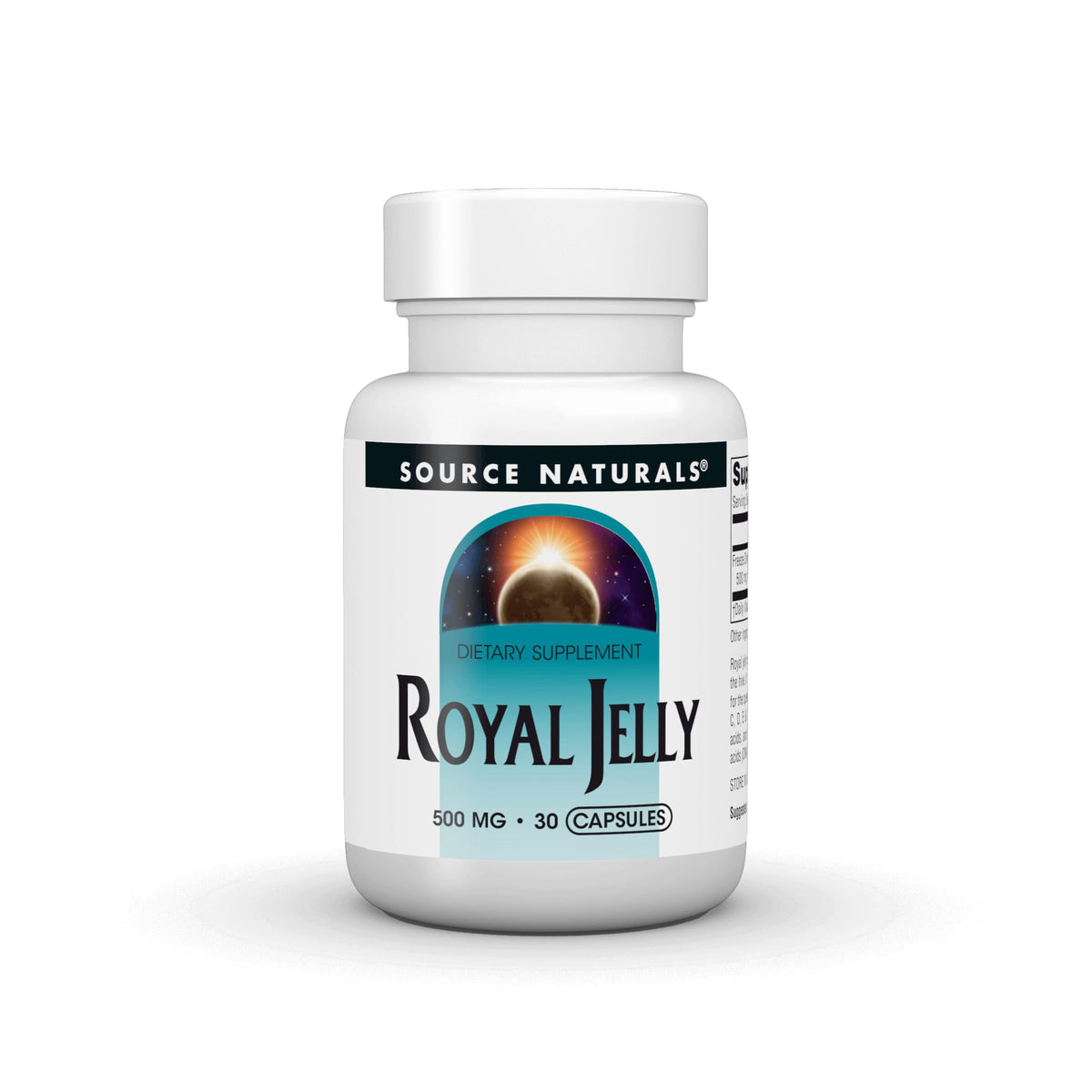 Source Naturals Royal Jelly supplement capsule front view