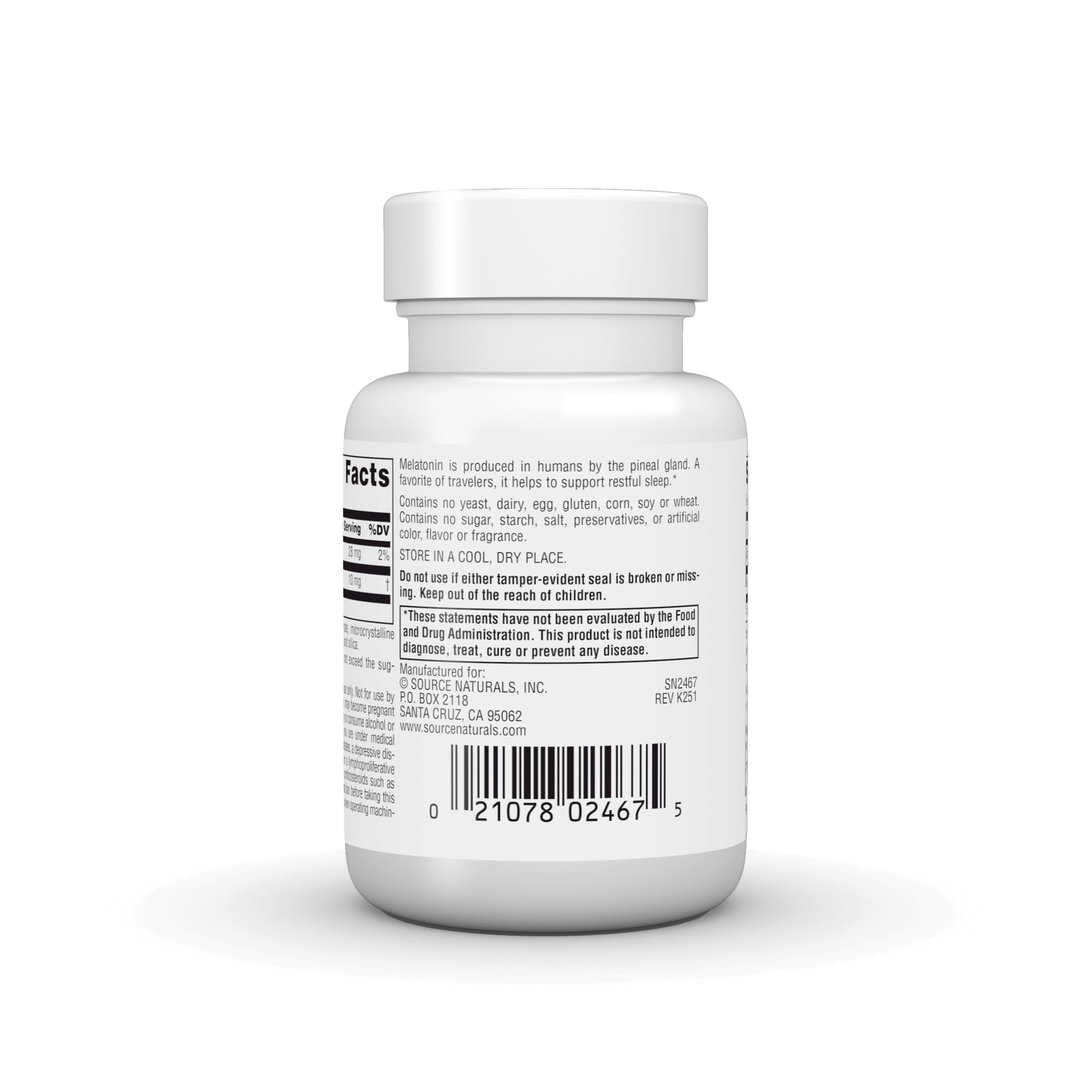 Source Naturals Sleep Science® Melatonin 10 mg packaging