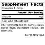 Source Naturals Sleep Science Melatonin 1mg lozenge close-up