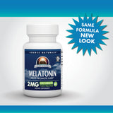 Source Naturals Sleep Science Melatonin 2 mg time release tablets back view