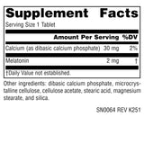 Source Naturals Sleep Science Melatonin 240 count bottle side view