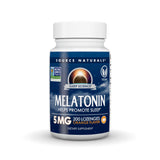 Source Naturals Sleep Science Melatonin 5 mg 200 Vegan Lozenges front view