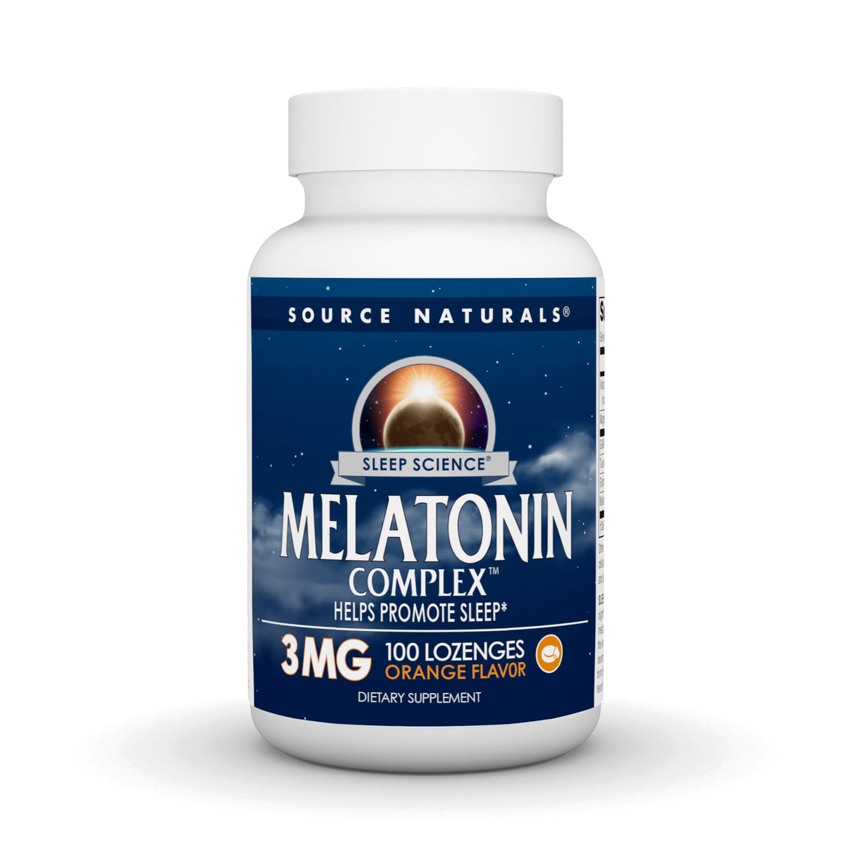 Source Naturals Sleep Science Melatonin Complex 3 mg Lozenges front view