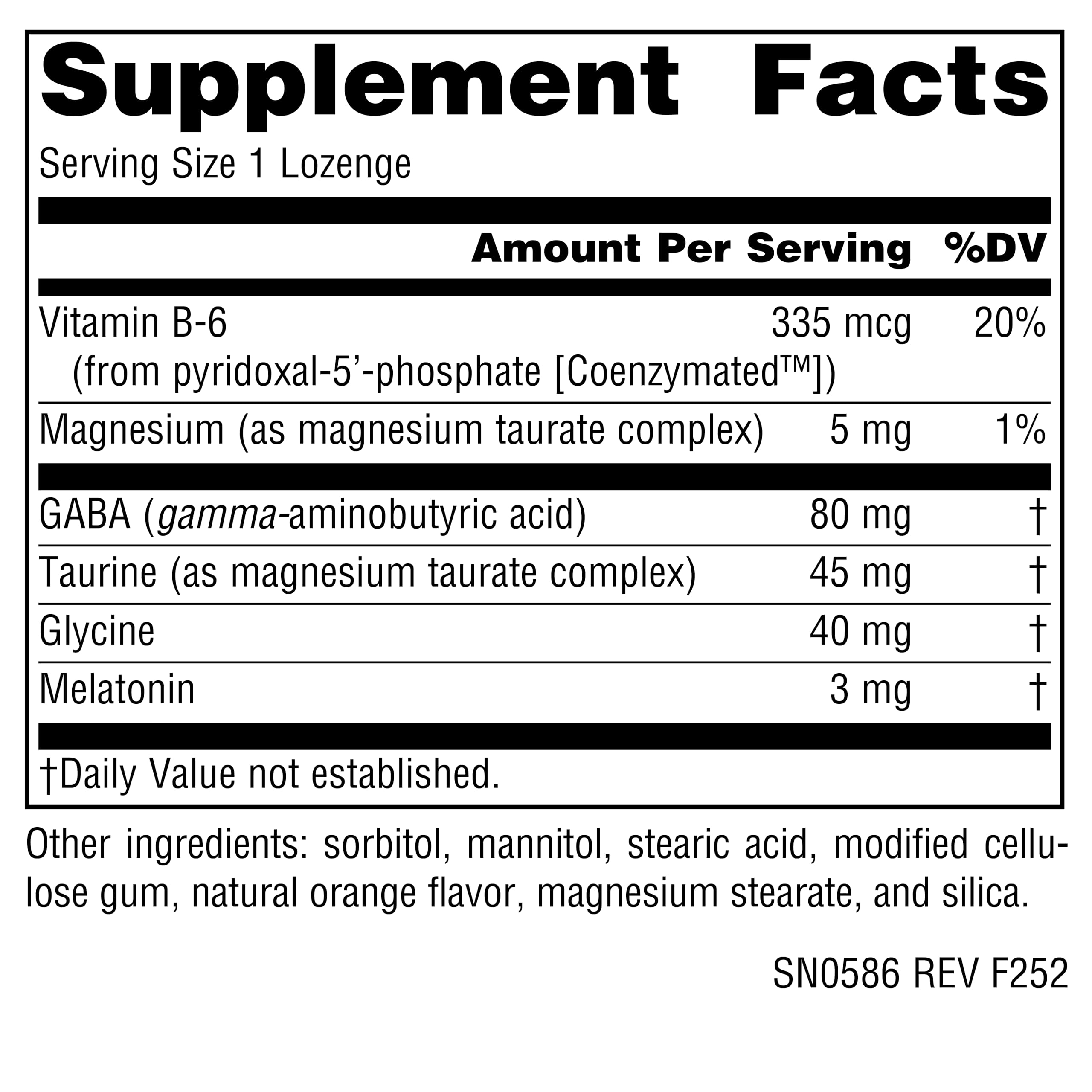 Source Naturals Sleep Science Melatonin Complex 3 mg Lozenges packaging
