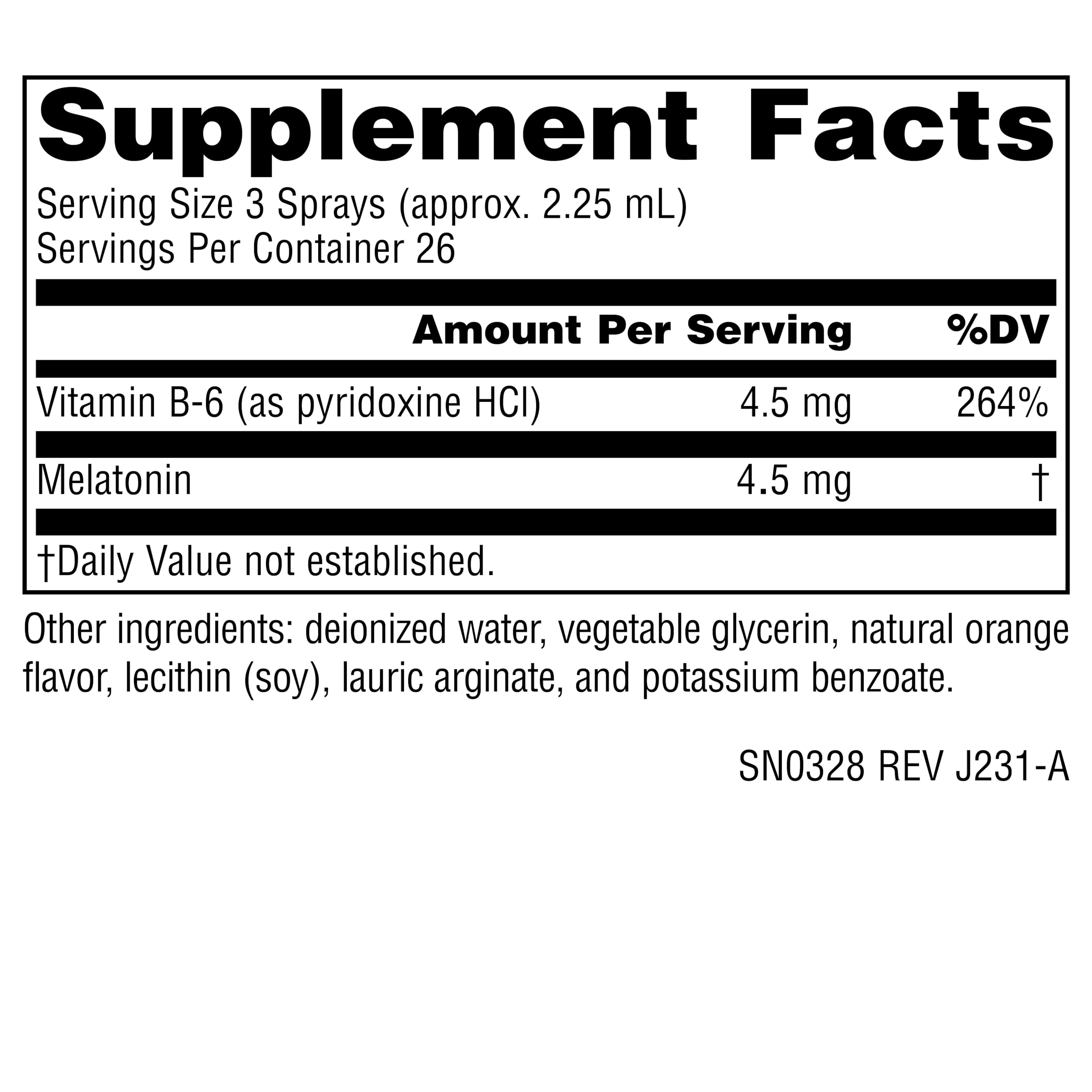 Source Naturals Sleep Science Melatonin NutraSpray side view showing spray nozzle