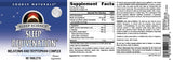 Source Naturals Sleep Supplement Tablets with ingredients list