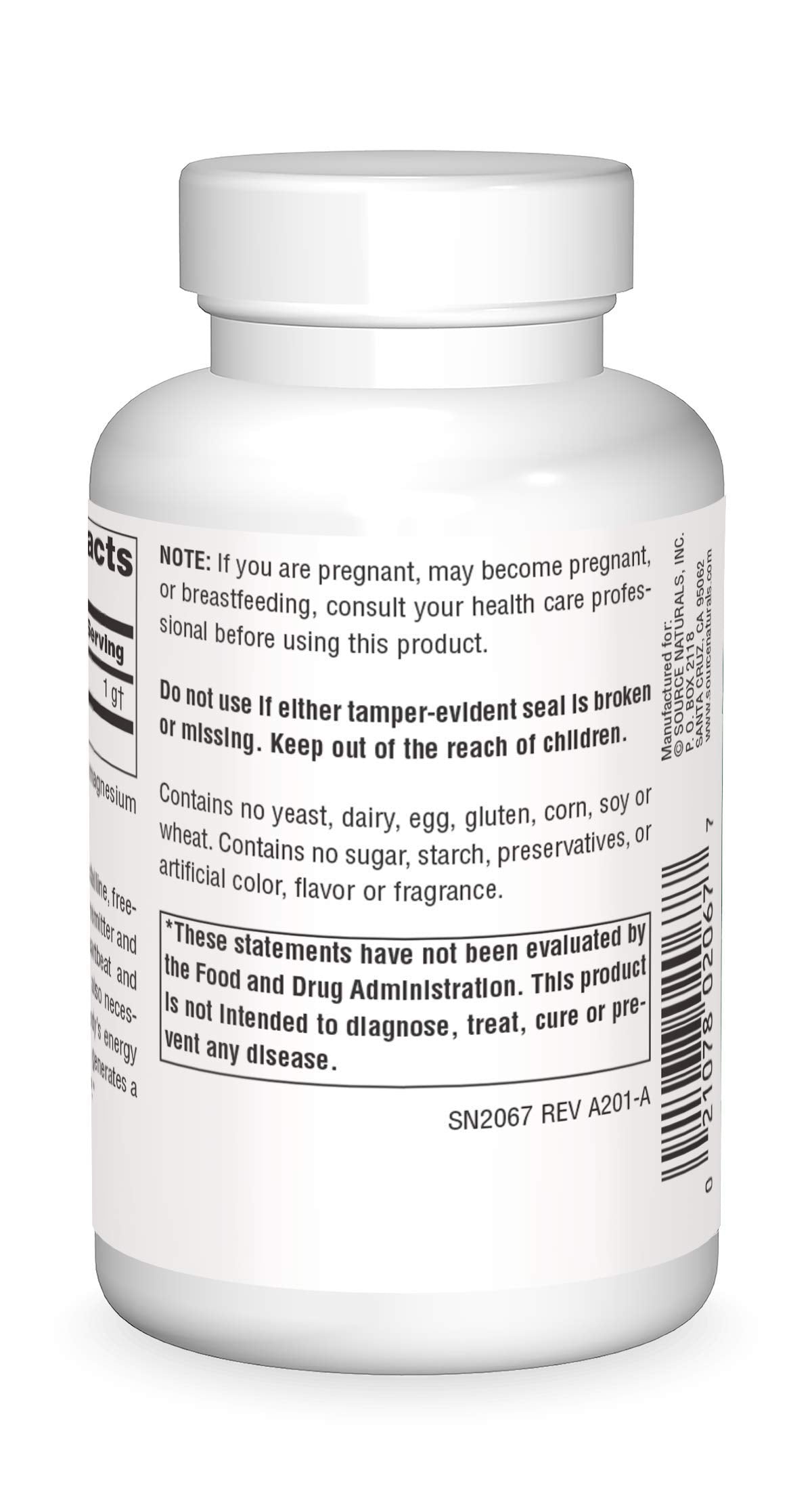 Source Naturals Taurine 1000 capsule close-up
