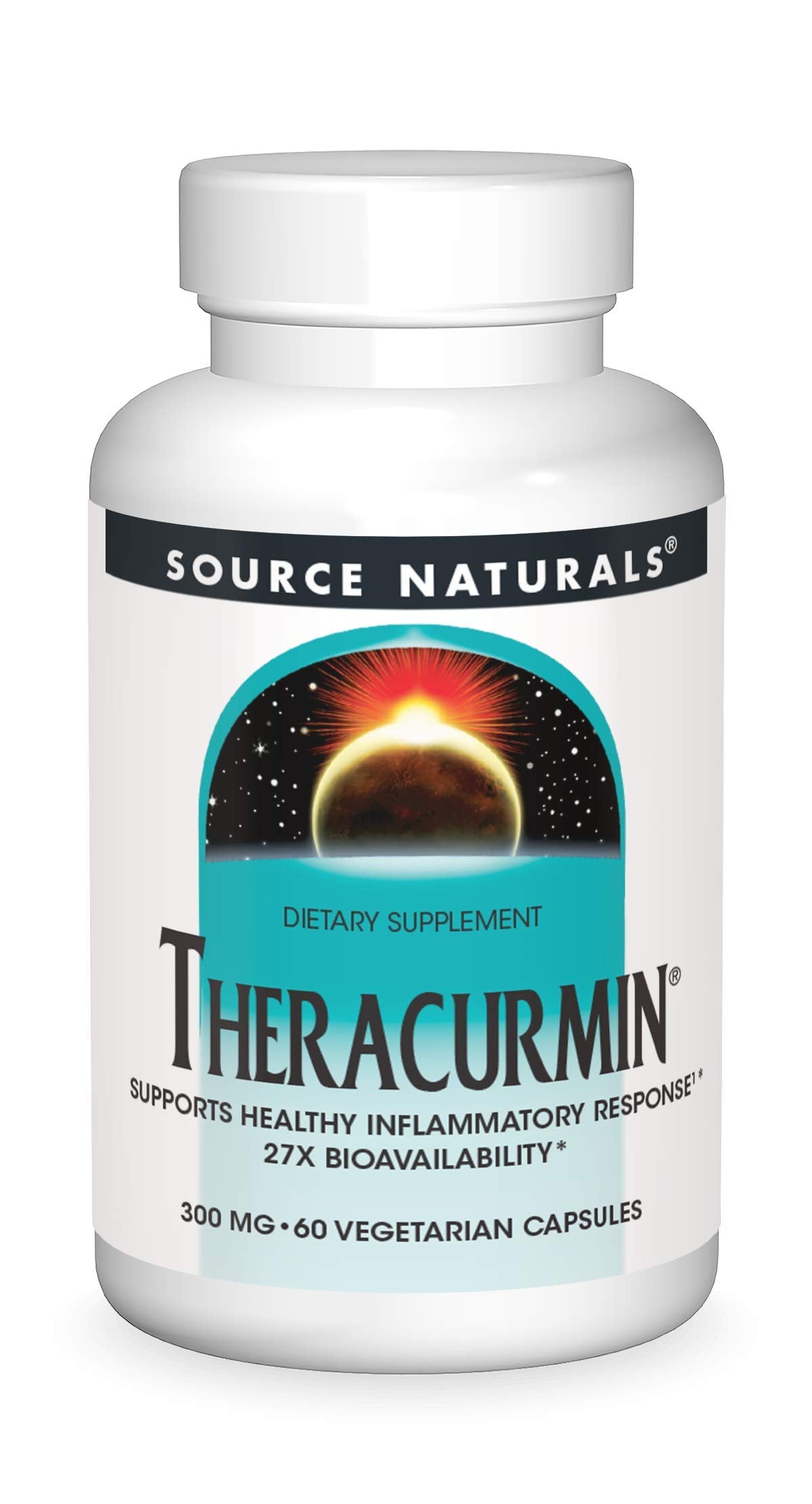 Source Naturals Theracurmin Curcumin Supplement front view