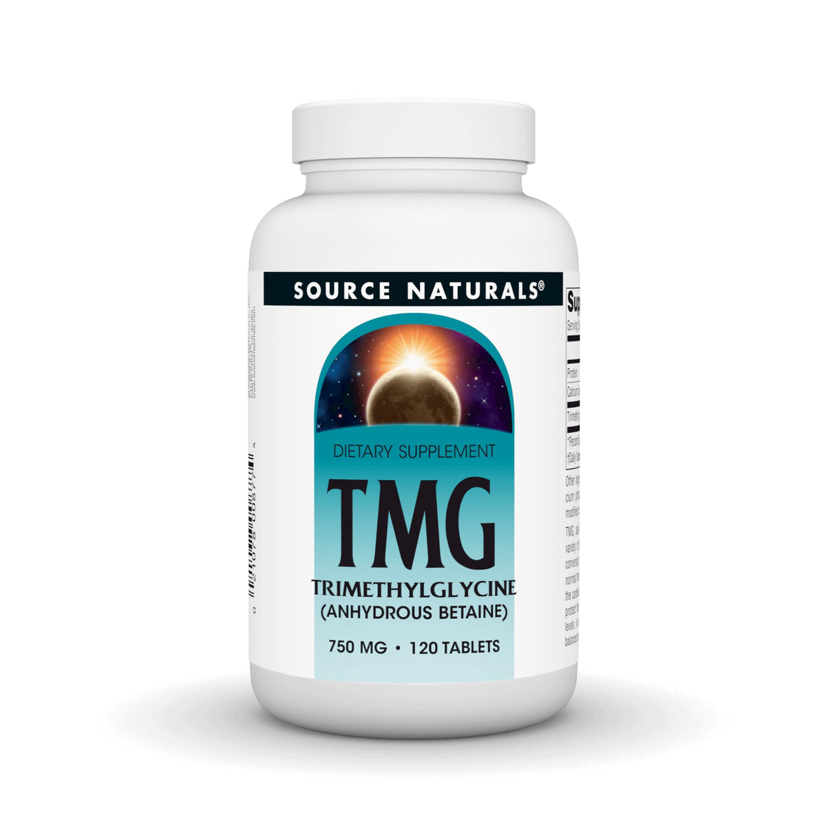 Source Naturals Trimethylglycine (TMG) 177g front view