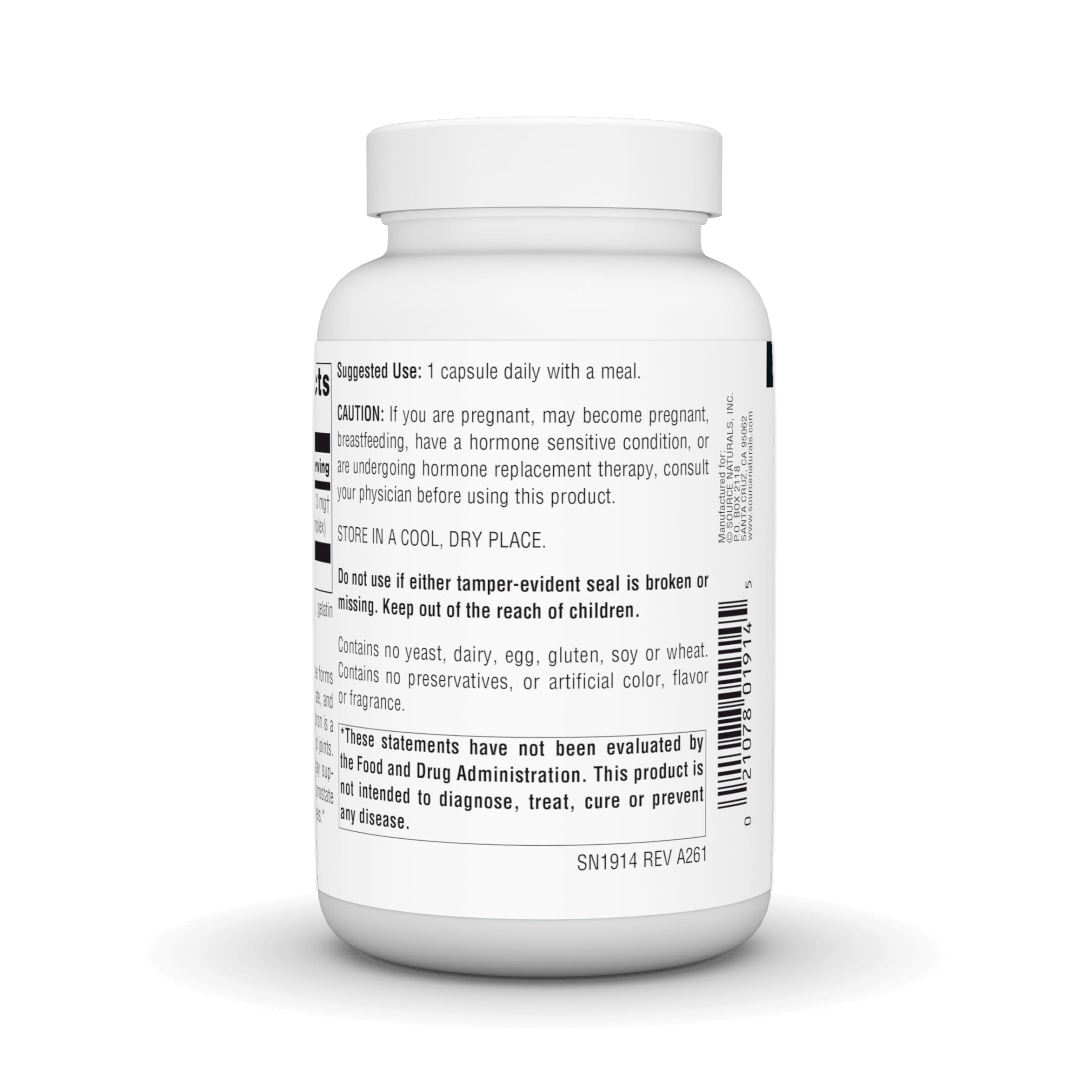 Source Naturals Triple Boron 109g packaging