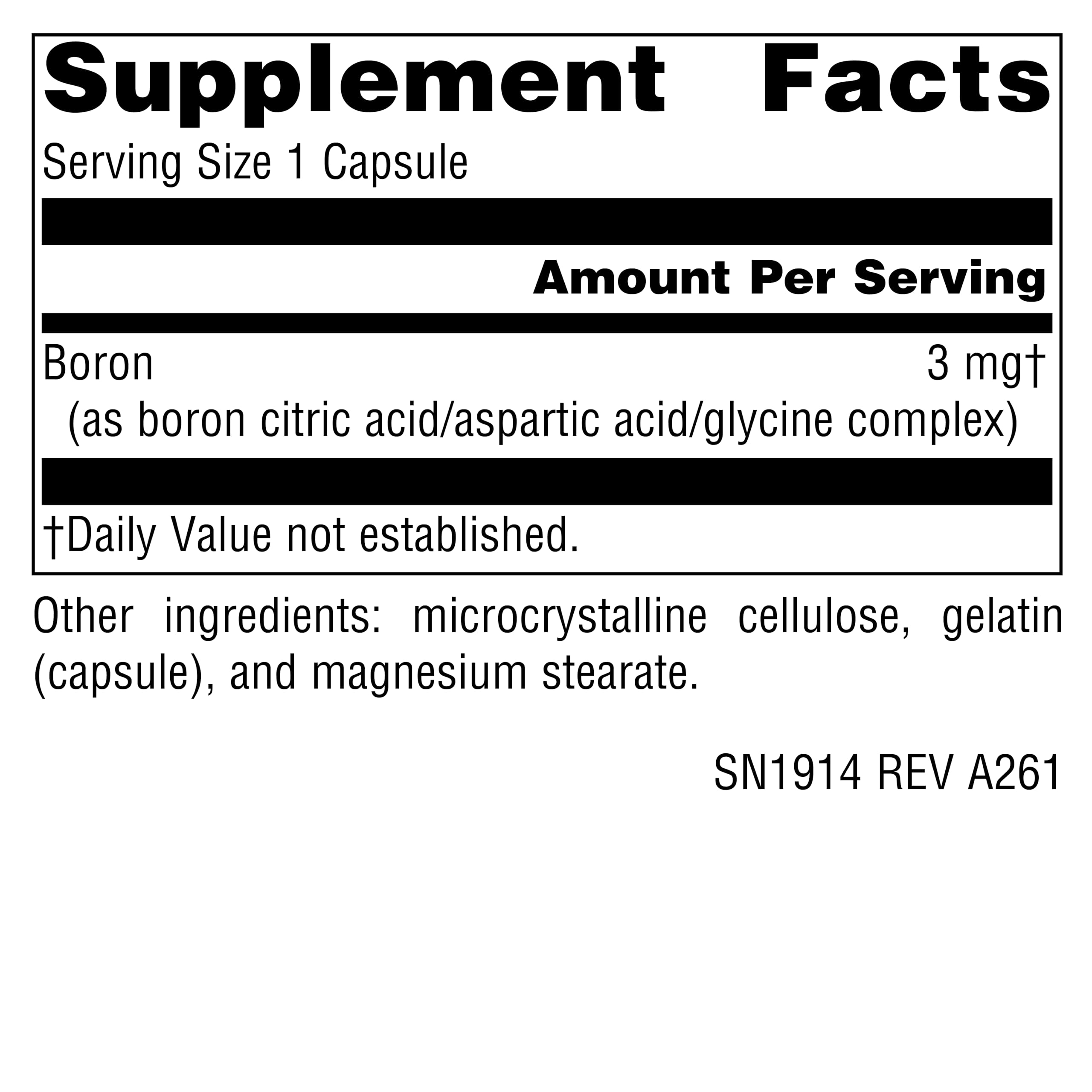 Source Naturals Triple Boron 109g side view