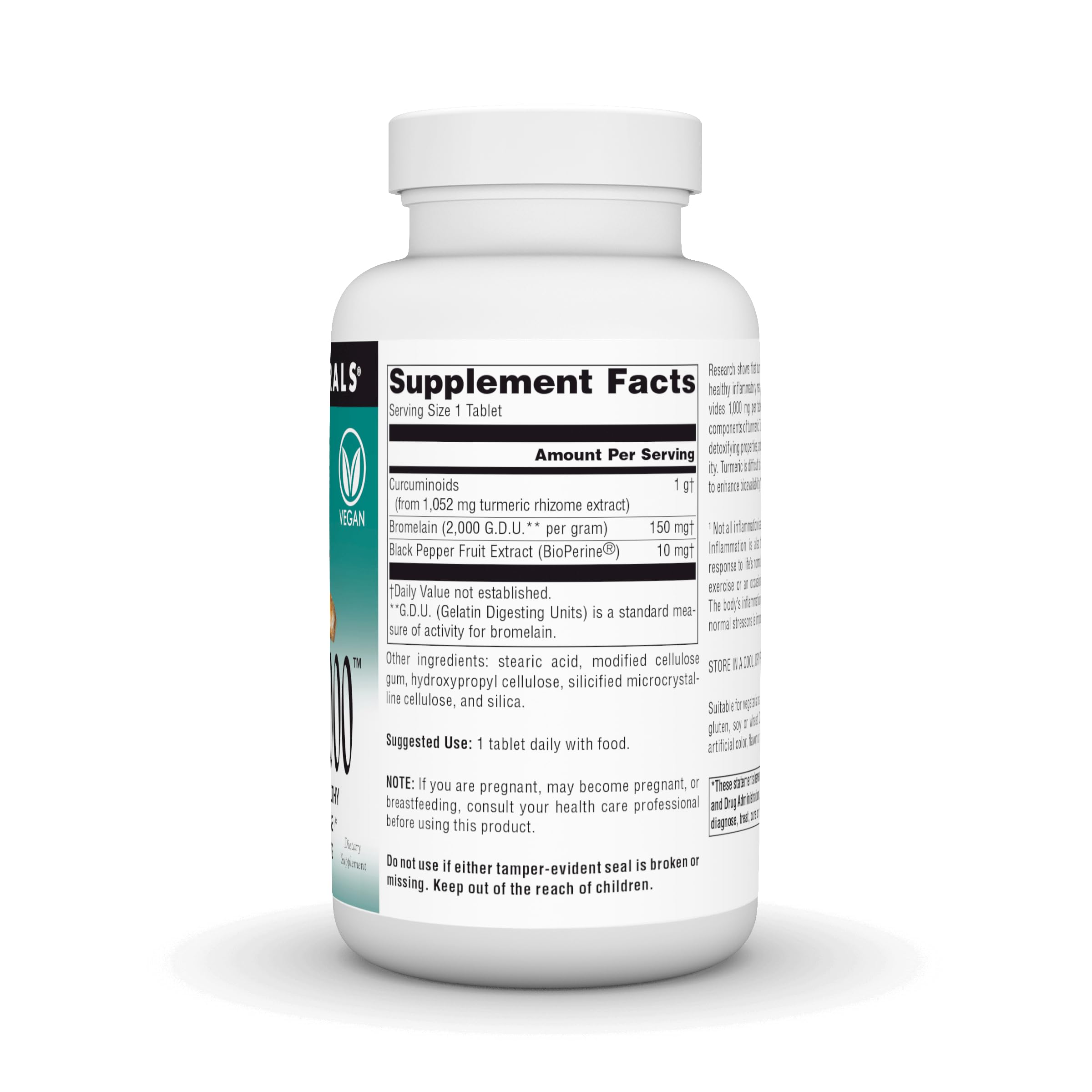 Source Naturals Turmeric Tablets 1052mg packaging