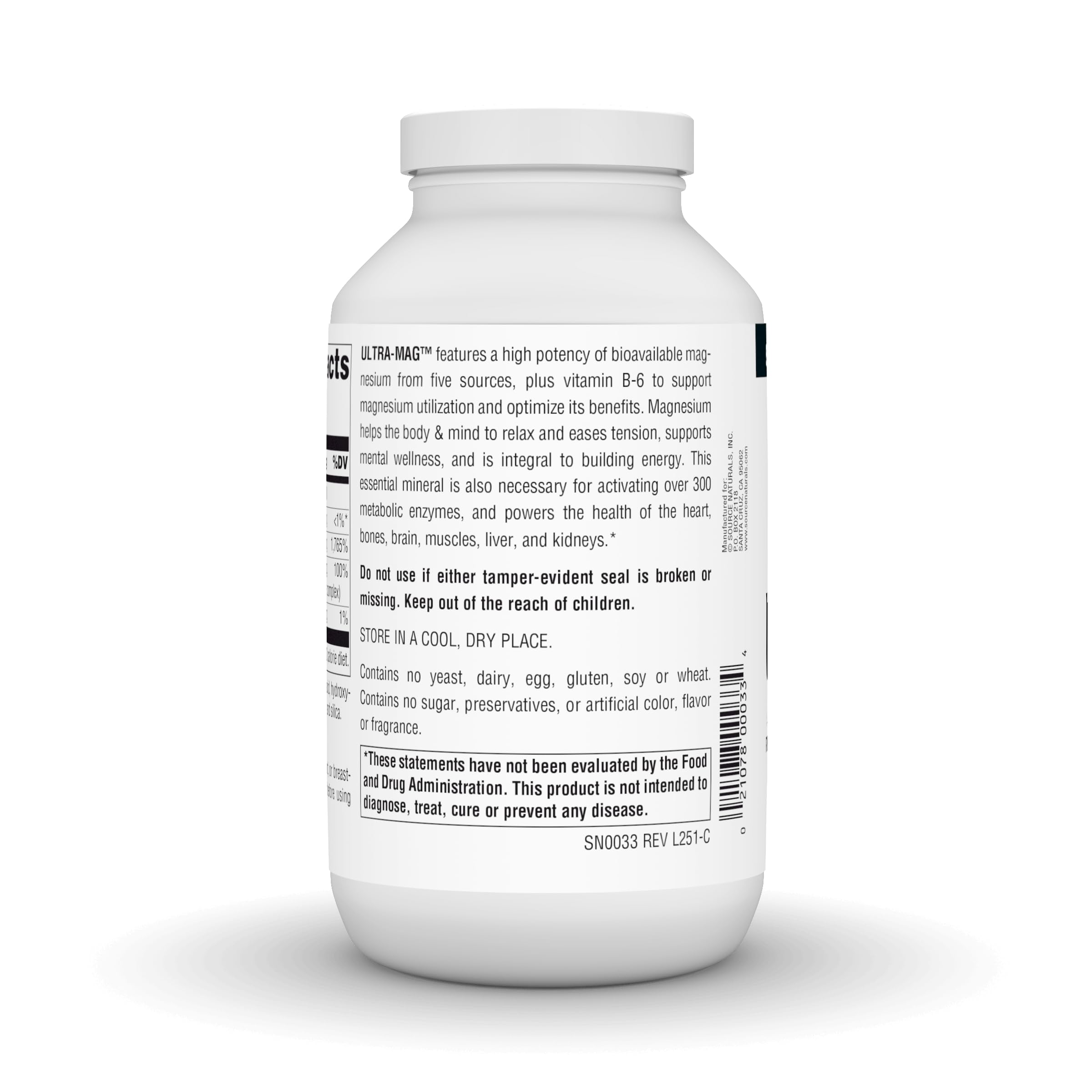 Source Naturals ULTRA-MAG Magnesium Supplement with vitamin B-6