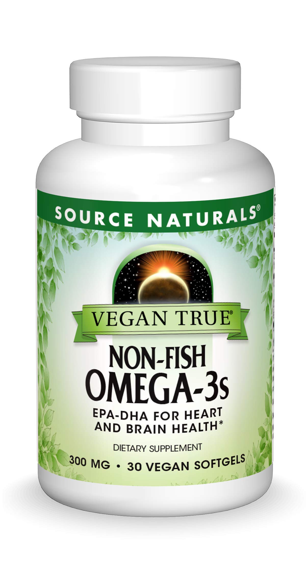 Source Naturals Vegan Omega-3 Softgels front view packaging
