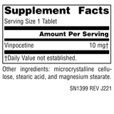 Source Naturals Vinpocetine supplement packaging