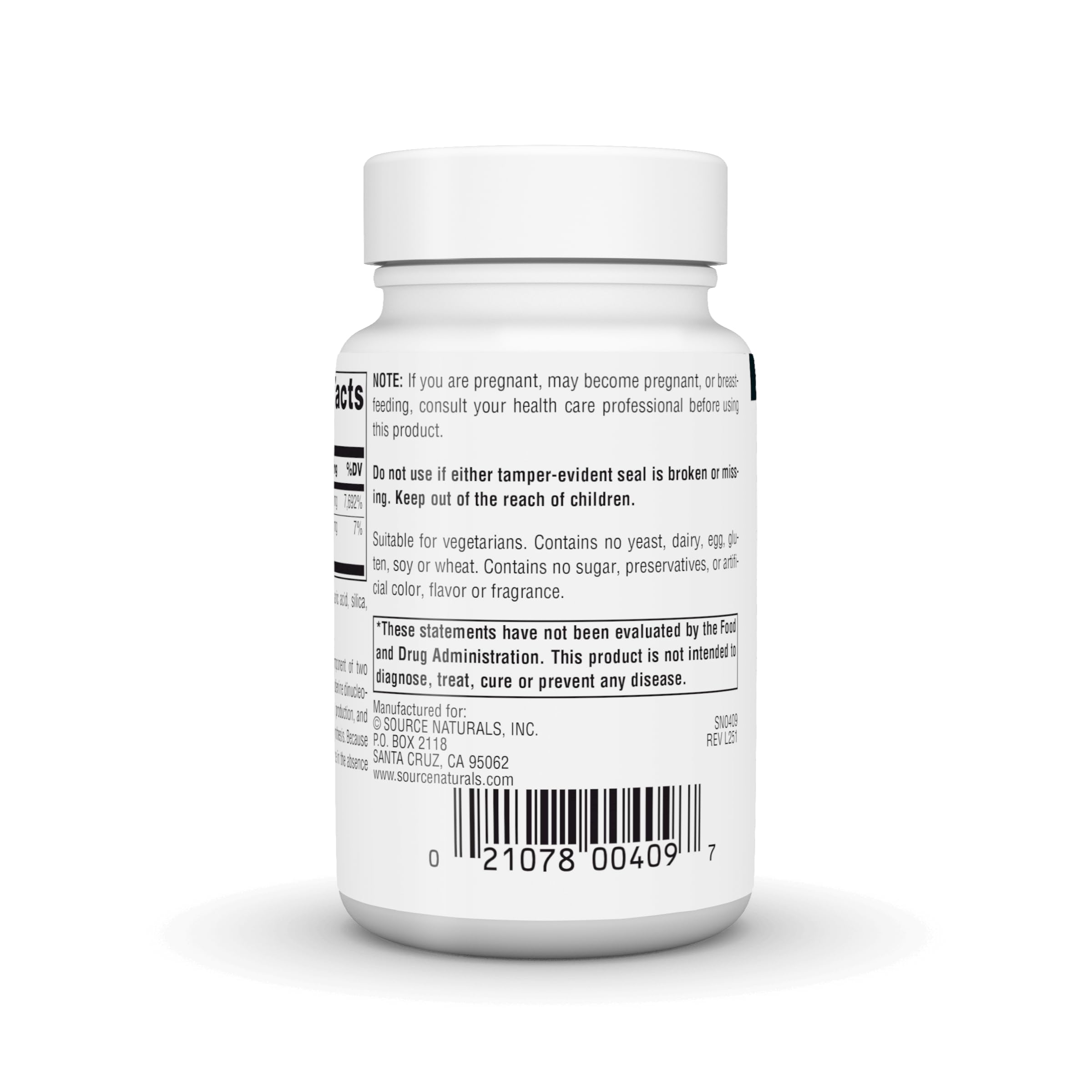 Source Naturals Vitamin B-2 riboflavin supplement packaging