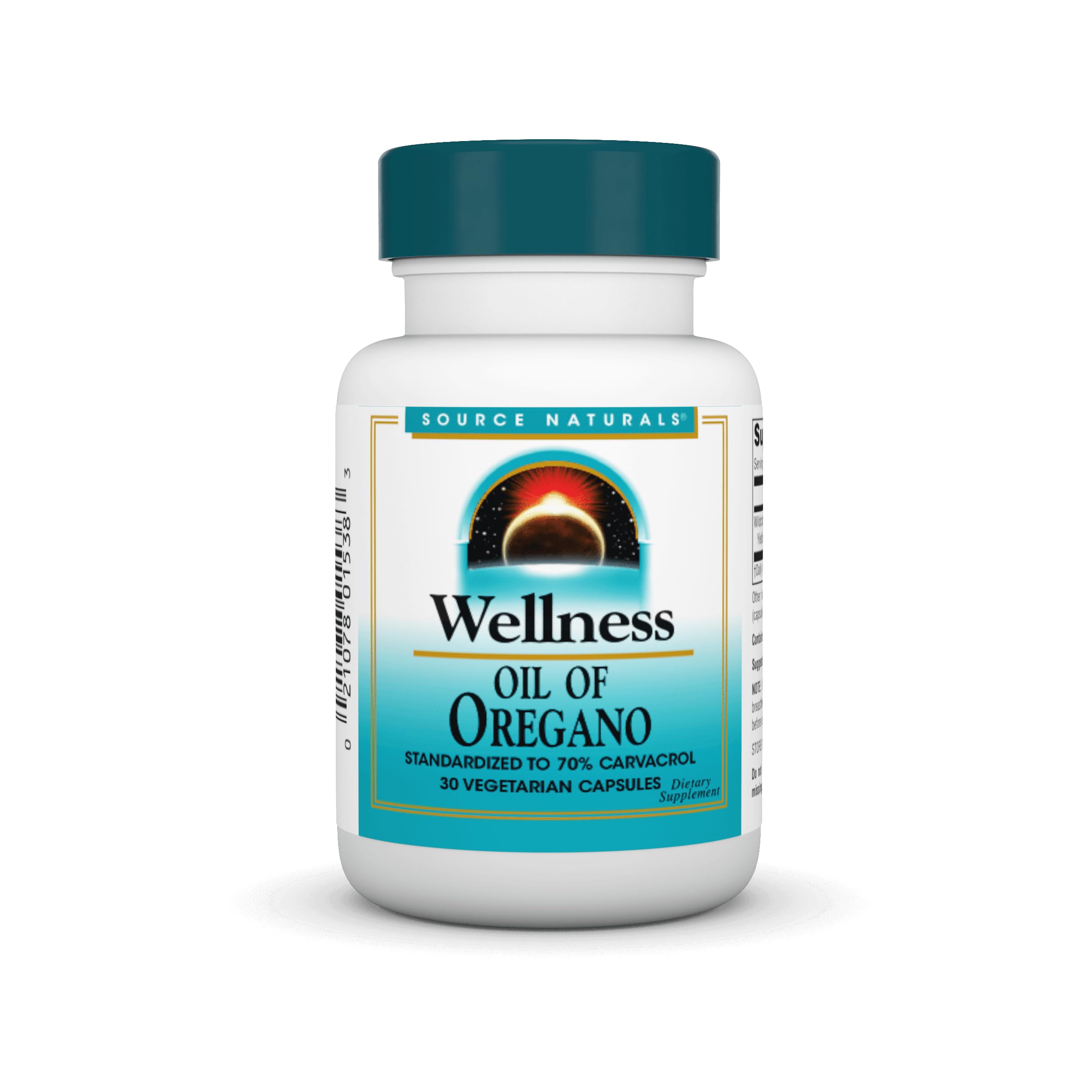 Source Naturals Wellness Oil of Oregano 27g capsule bottle front view